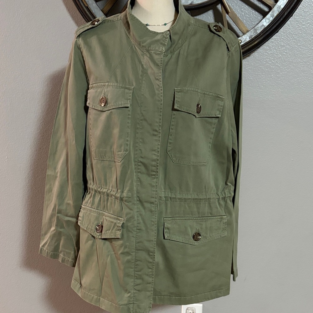 KENSIE JEANS Olive Green Military Jacket - Picture 2 of 8
